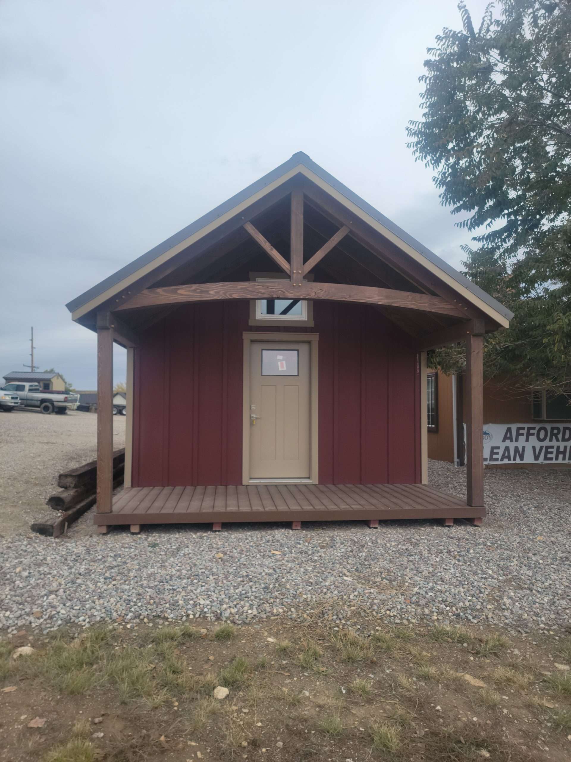 CABIN SHELL [DIY]  14 ft x 44 ft + 6 ft Covered Porch